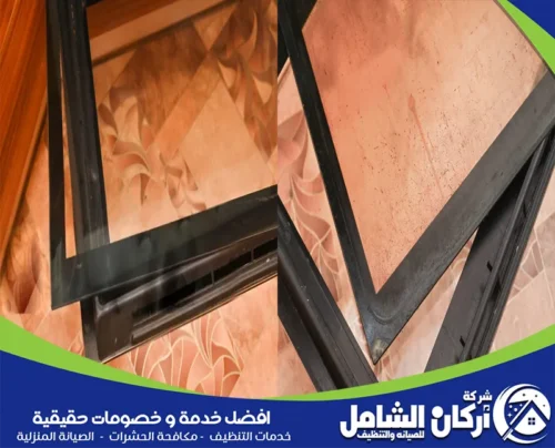 تفاصيل مهمة! هذه الصورة تُظهر إزالة وتنظيف زجاج باب الفرن بشكل احترافي. نقدم أفضل خدمة تنظيف أفران بالاحساء للحصول على نتائج مبهرة. لا تتردد في طلب خدمة تنظيف أفران احترافية من شركة maskancare 0500073610.