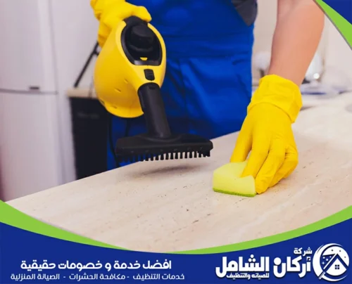 شركة تنظيف بالبخار للأسطح يزيل الأوساخ العالقة ويمنح مطبخك لمعانًا صحيًا
